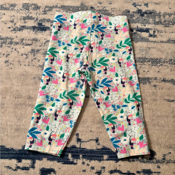 Mini Boden Colorful Tropical Toucan Print Cropped Pants Size 6-7 - Picture 4 of 4